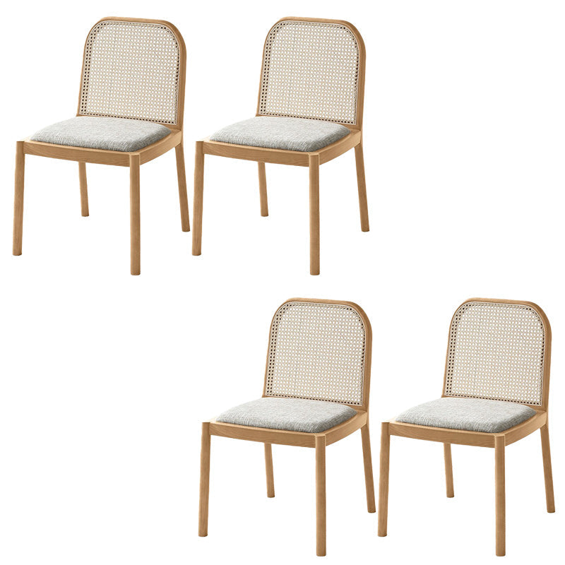 Chaise latéral en bois massif massif