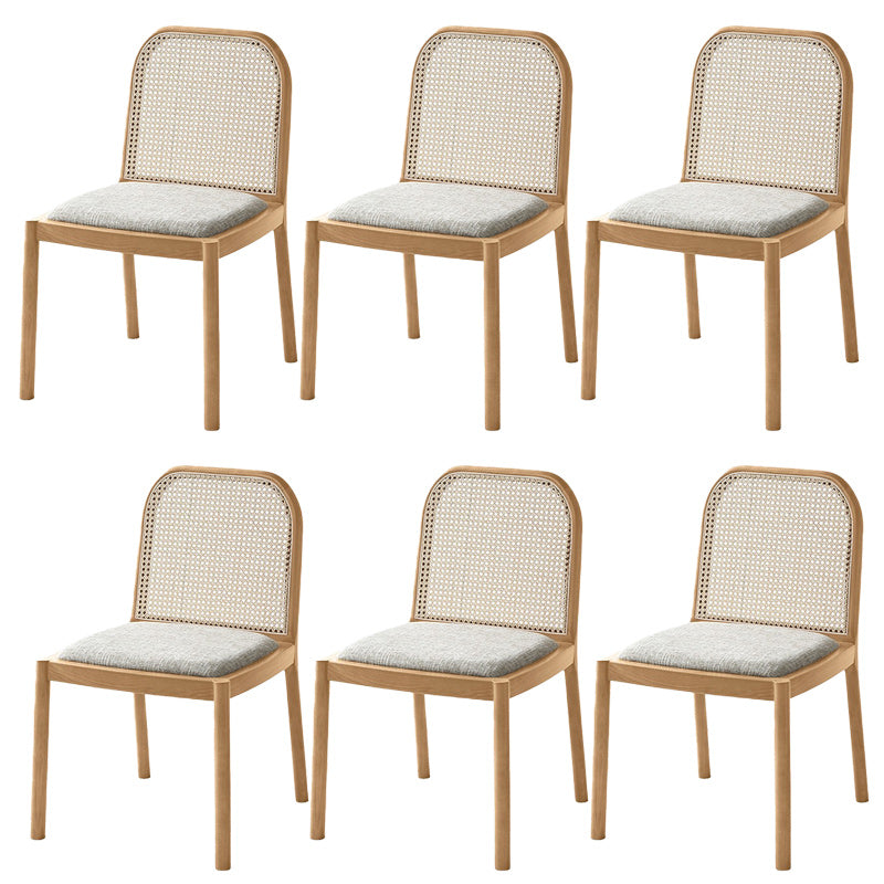 Chaise latéral en bois massif massif