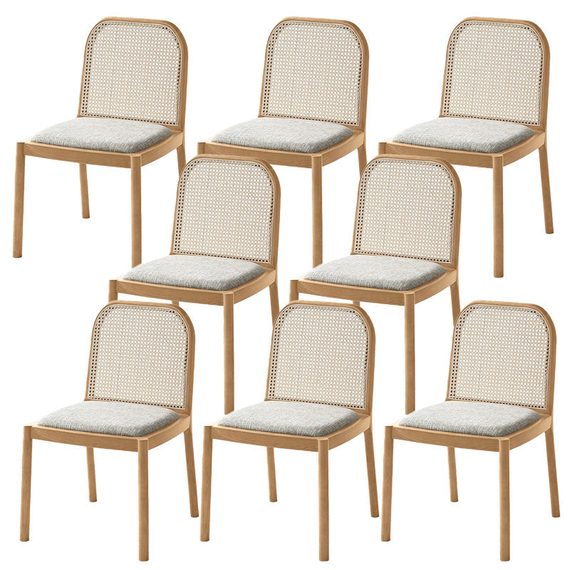 Chaise latéral en bois massif massif