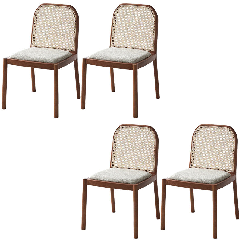 Chaise latéral en bois massif massif