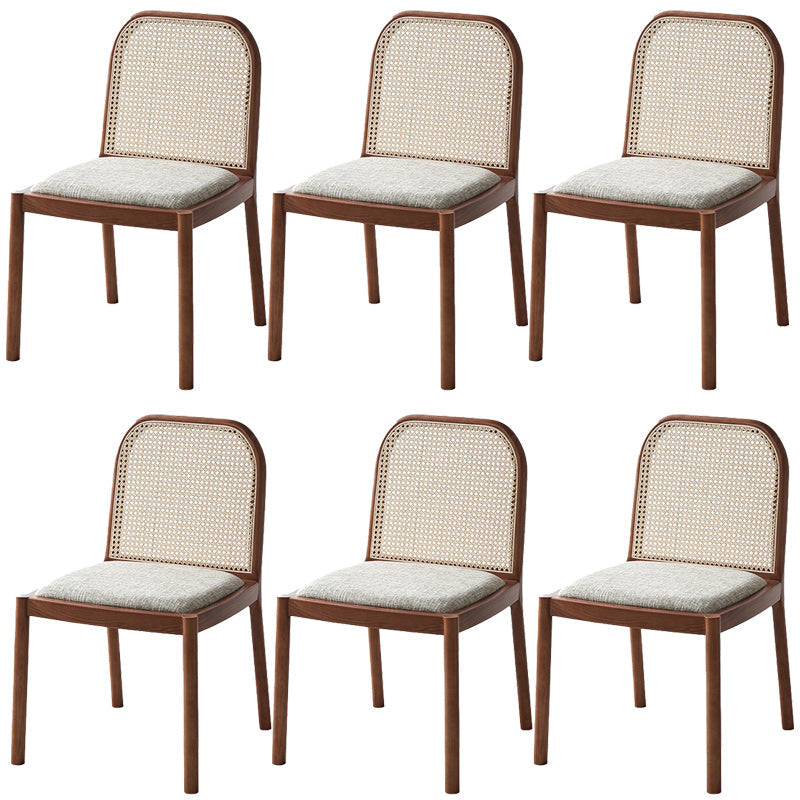 Chaise latéral en bois massif massif