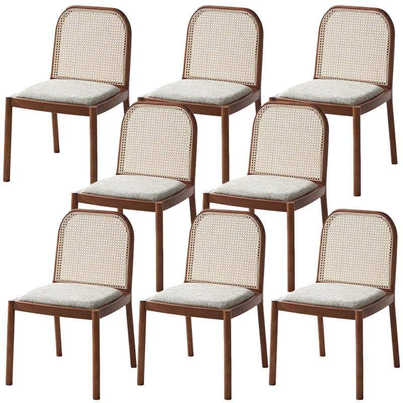 Chaise latéral en bois massif massif