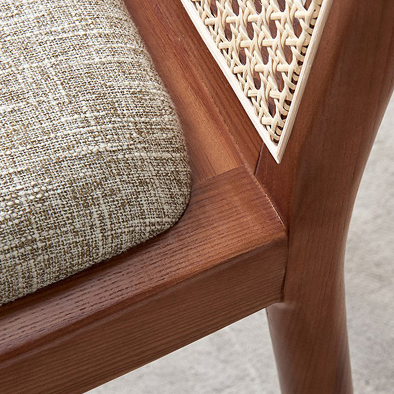 Chaise latéral en bois massif massif