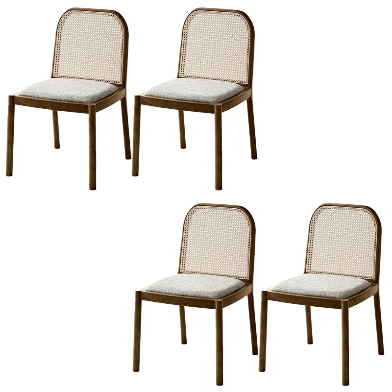 Chaise latéral en bois massif massif