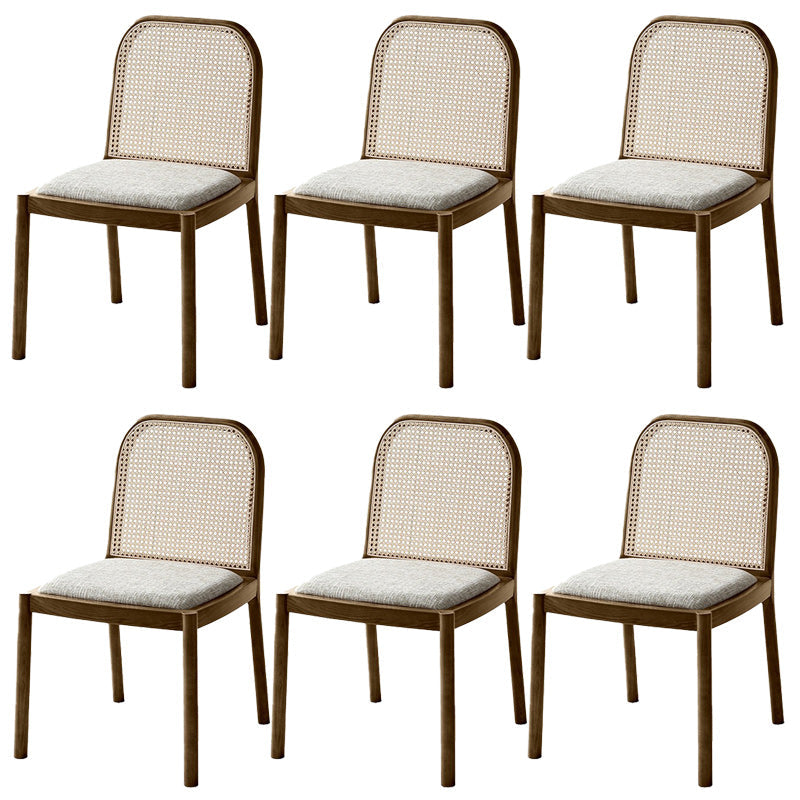 Chaise latéral en bois massif massif