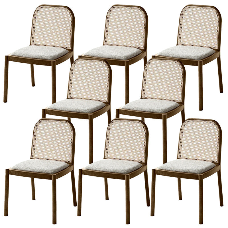 Chaise latéral en bois massif massif