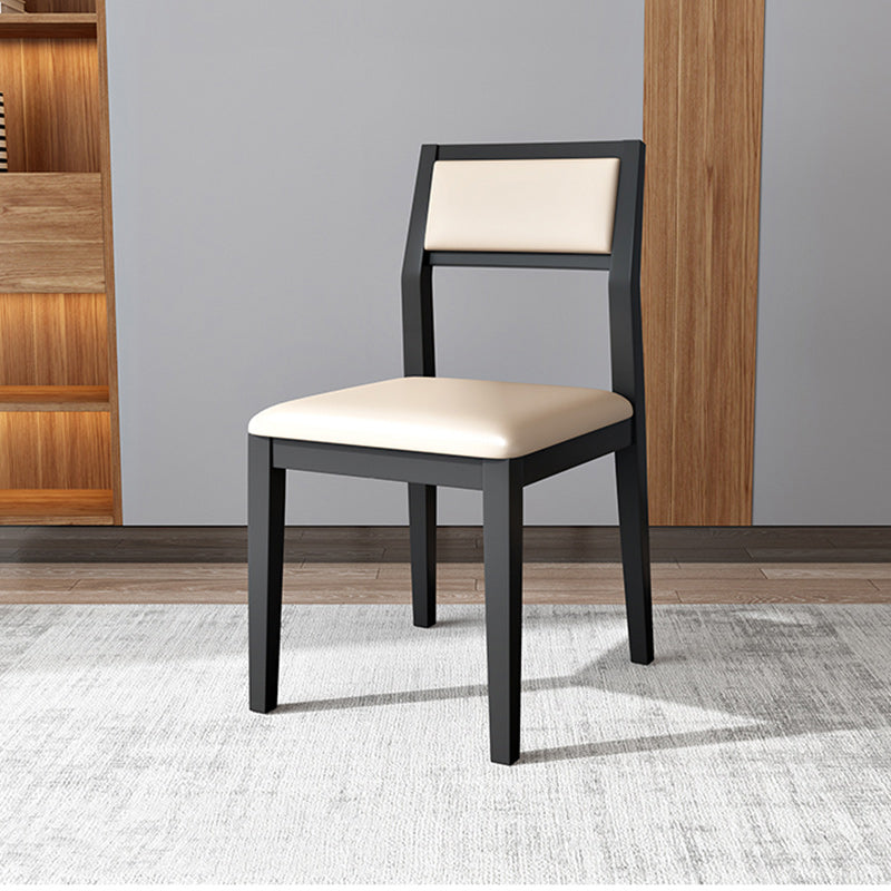 Open Back Dining Side Chair Solid Wood Dining Chair for Dining Room Clearhalo 'Dining Chairs' 'Dining Tables & Seating' 'dining_chair' 'furn' 'furn_dining_chair' 'Furniture' 'Kitchen & Dining Furniture' 5394519
