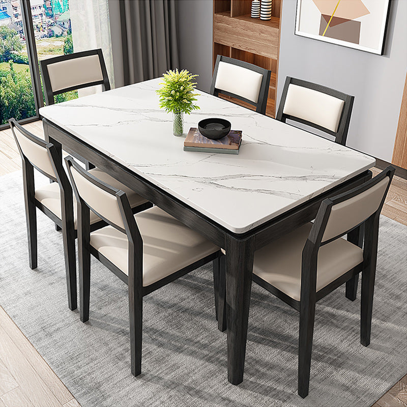 Open Back Dining Side Chair Solid Wood Dining Chair for Dining Room Clearhalo 'Dining Chairs' 'Dining Tables & Seating' 'dining_chair' 'furn' 'furn_dining_chair' 'Furniture' 'Kitchen & Dining Furniture' 5394521