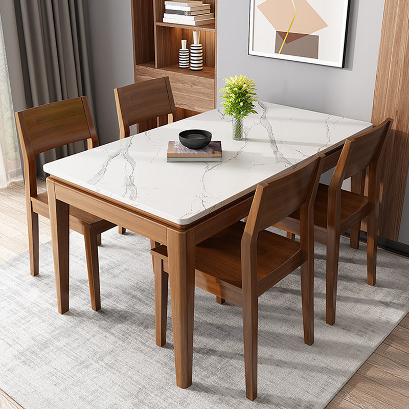 Open Back Dining Side Chair Solid Wood Dining Chair for Dining Room Clearhalo 'Dining Chairs' 'Dining Tables & Seating' 'dining_chair' 'furn' 'furn_dining_chair' 'Furniture' 'Kitchen & Dining Furniture' 5394524