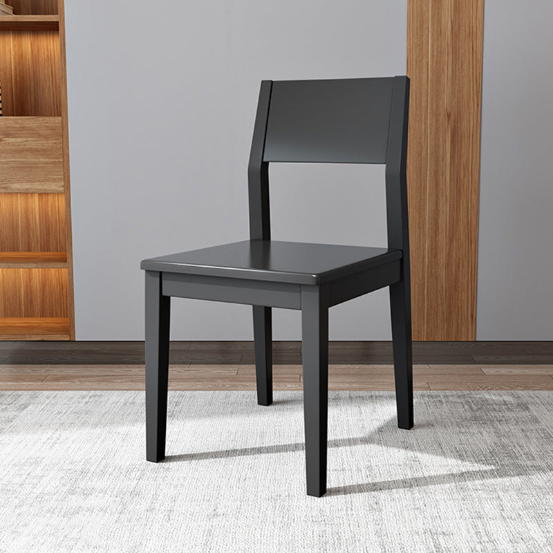 Open Back Dining Side Chair Solid Wood Dining Chair for Dining Room Clearhalo 'Dining Chairs' 'Dining Tables & Seating' 'dining_chair' 'furn' 'furn_dining_chair' 'Furniture' 'Kitchen & Dining Furniture' 5394525