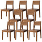 Open Back Dining Side Chair Solid Wood Dining Chair for Dining Room Walnut Non-Upholstered Chair(s) 8 Piece Set Clearhalo 'Dining Chairs' 'Dining Tables & Seating' 'dining_chair' 'furn' 'furn_dining_chair' 'Furniture' 'Kitchen & Dining Furniture' 5394544