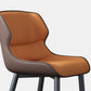 Modern Wingback Side Chair Faux Leather Upholstered Side Chair Clearhalo 'Dining Chairs' 'Dining Tables & Seating' 'dining_chair' 'furn' 'furn_dining_chair' 'Furniture' 'Kitchen & Dining Furniture' 5394561