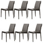 Leather Dining Side Chair Upholstered Side Chair for Kitchen Grey 6 Piece Set Clearhalo 'Dining Chairs' 'Dining Tables & Seating' 'dining_chair' 'furn' 'furn_dining_chair' 'Furniture' 'Kitchen & Dining Furniture' 5394634