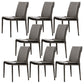 Leather Dining Side Chair Upholstered Side Chair for Kitchen Grey 8 Piece Set Clearhalo 'Dining Chairs' 'Dining Tables & Seating' 'dining_chair' 'furn' 'furn_dining_chair' 'Furniture' 'Kitchen & Dining Furniture' 5394637