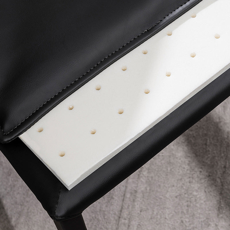 Leather Dining Side Chair Upholstered Side Chair for Kitchen Clearhalo 'Dining Chairs' 'Dining Tables & Seating' 'dining_chair' 'furn' 'furn_dining_chair' 'Furniture' 'Kitchen & Dining Furniture' 5394644