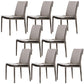 Leather Dining Side Chair Upholstered Side Chair for Kitchen Light Gray 8 Piece Set Clearhalo 'Dining Chairs' 'Dining Tables & Seating' 'dining_chair' 'furn' 'furn_dining_chair' 'Furniture' 'Kitchen & Dining Furniture' 5394650