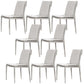 Leather Dining Side Chair Upholstered Side Chair for Kitchen White 8 Piece Set Clearhalo 'Dining Chairs' 'Dining Tables & Seating' 'dining_chair' 'furn' 'furn_dining_chair' 'Furniture' 'Kitchen & Dining Furniture' 5394654