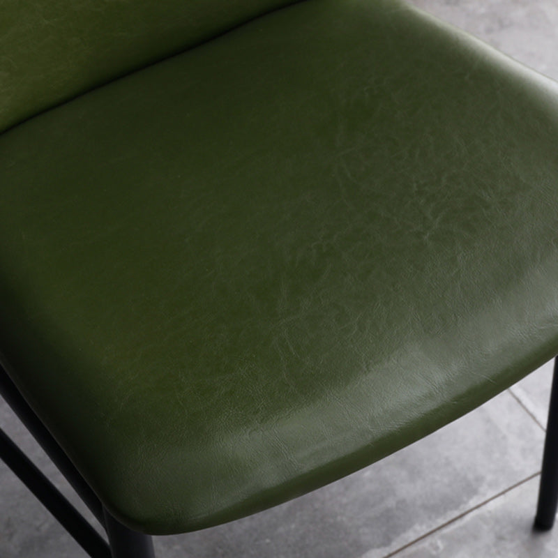 Sedia a braccio da pranzo in pelle PU Sedia a braccio imbottita industriale