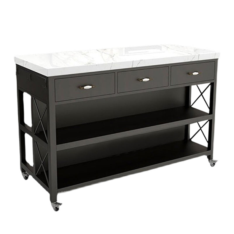 Tavolo da cucina industriale rotolante tavolo da cucina in pietra tavolo