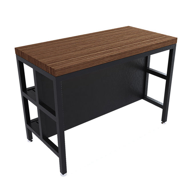 Industrial Stationary Kitchen Island Set Wood Rectangular Island Table 71"L x 24"W x 33"H Clearhalo 'furn' 'furn_kitchen_islands_carts' 'Furniture' 'Kitchen & Dining Furniture' 'Kitchen Islands & Carts' 'kitchen_islands_carts' 5394871
