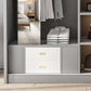 Contemporary Storage Cabinet Sliding Wardrobe Cabinet for Bedroom
