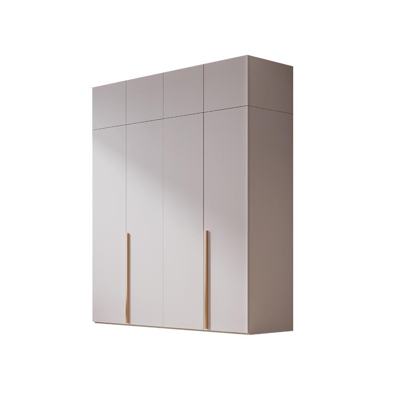 Bedroom Storage Cabinet with Hinged Door Manufactured Wood Modern Cabinet