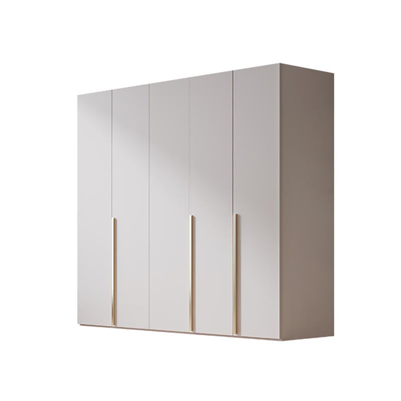 Bedroom Storage Cabinet with Hinged Door Manufactured Wood Modern Cabinet