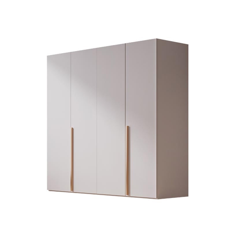 Bedroom Storage Cabinet with Hinged Door Manufactured Wood Modern Cabinet
