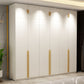 Contemporary Wooden Wardrobe White Color Soft Close Door Wardrobe Closet with 1-Door