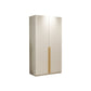 Contemporary Wooden Wardrobe White Color Soft Close Door Wardrobe Closet with 1-Door