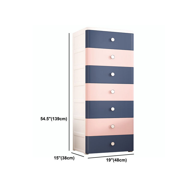 Plastikgarderobeschrank mit Schubladen nicht hangender Rettungsschrank für Zuhause