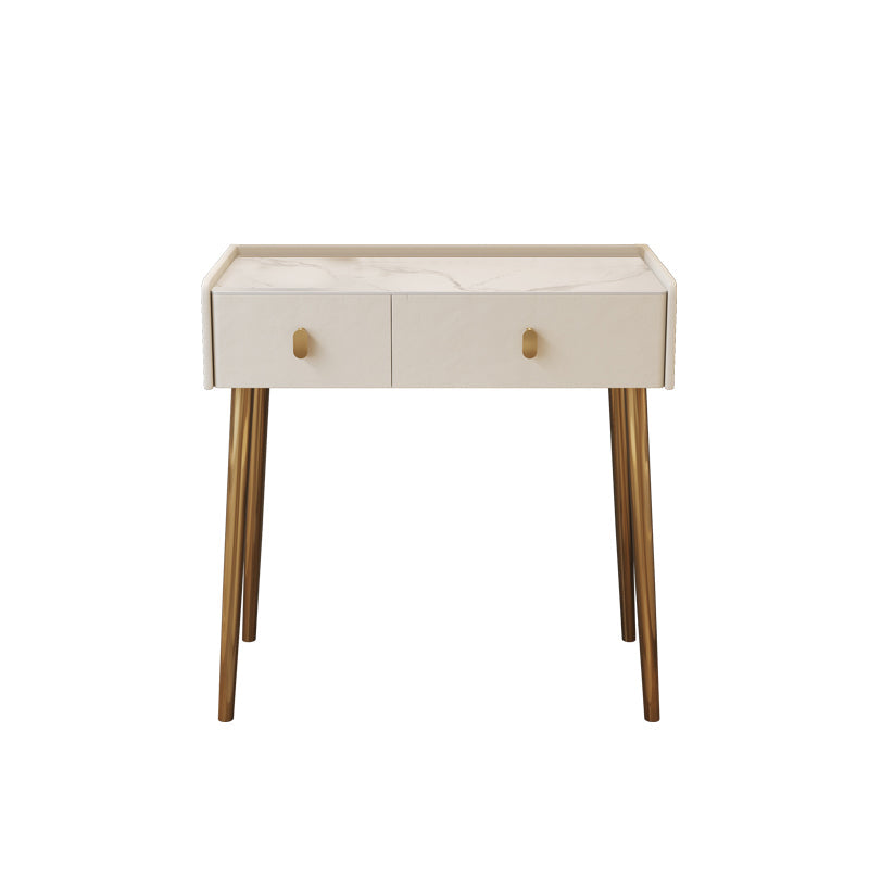 2/4-Drawer Vanity Makeup Table Tabre Set Vanity Tool - 15,57 "D x 30,71" H Vanity White