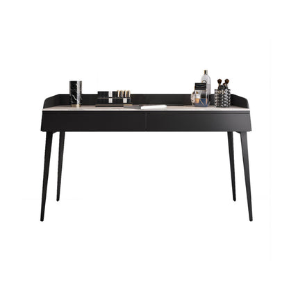 Camera da letto Make-Up Vanity Desk 31.5 "/39.37" /47.24 "W, finitura nera/kaki