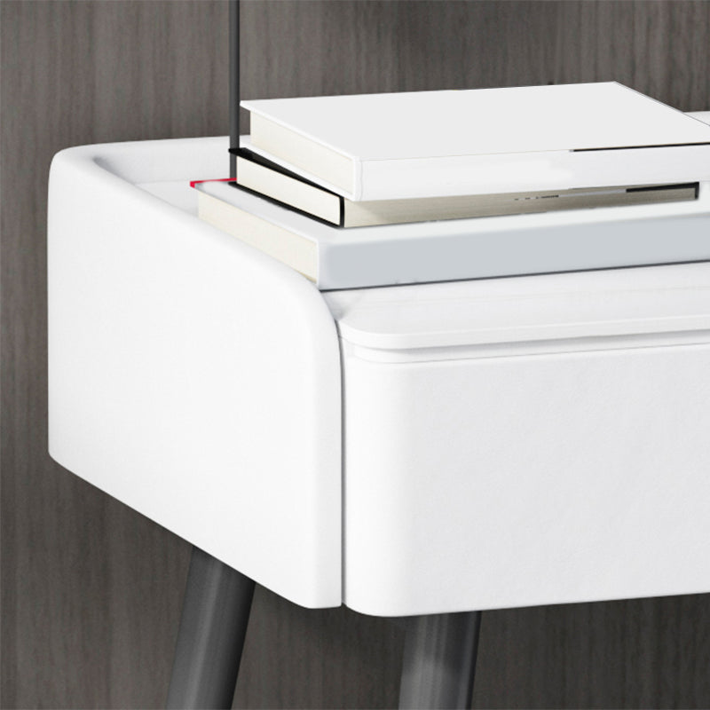 Moderne witte stenen make -up make -upkapeltafel ontlasting set - 31.5 "/39.37" /47.24 "w