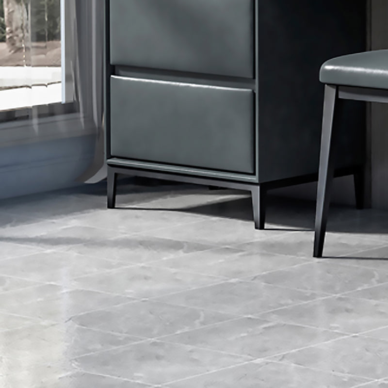 Contemporary 4 Drawers Stone Dresser, 31.5" High Vanity Set with Stool