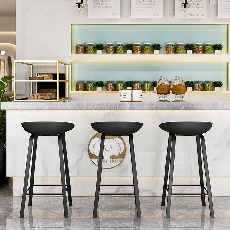 Backorst sgabello da bar con bancone senza bracciolo spostano con pedale e sedile acrilico