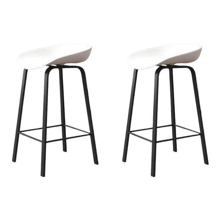 Backorst sgabello da bar con bancone senza bracciolo spostano con pedale e sedile acrilico