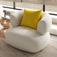Contemporary Tight Back Sofa Tuxedo Arm Settee Couch in White Clearhalo 'furn' 'furn_sofas' 'Furniture' 'Living Room Furniture' 'Sofa' 'sofas' 5399854