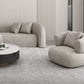 Wool Contemporary Sloped Arm Sofa Curved Sofa for Living Room, Apartment Clearhalo 'furn' 'furn_sofas' 'Furniture' 'Living Room Furniture' 'Sofa' 'sofas' 5399905