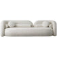 Moderne stijl Sofa Low Back Cushioned Sofa opgevuld met sponskussens Sofa