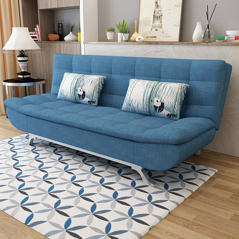 Miscela di cotone e di divano posteriore a bracciale senza braccio contemporaneo