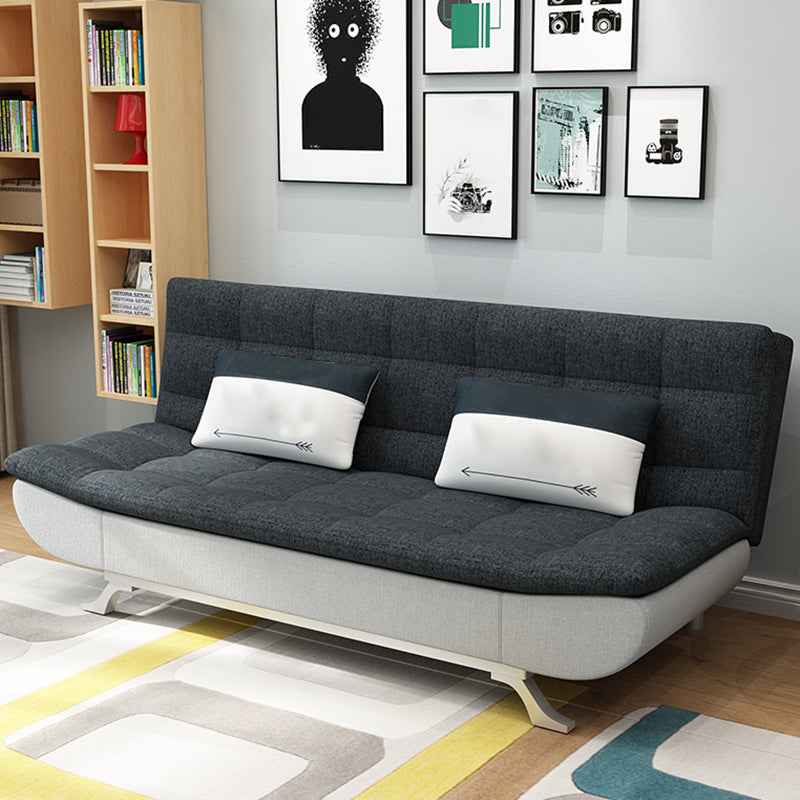 Miscela di cotone e di divano posteriore a bracciale senza braccio contemporaneo