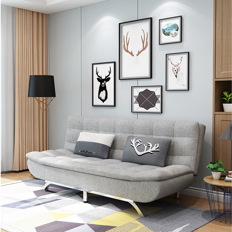 Miscela di cotone e di divano posteriore a bracciale senza braccio contemporaneo