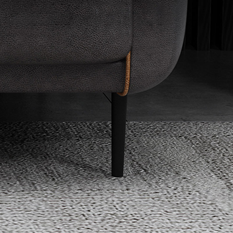 フェイクレザータキシードアームソファ25.59 "d x 30.70" Hソファリビングルーム