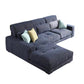 34.2"H Modern Cotton Blend Square Arm Sofa & Chaise for Living Room