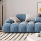 Skandinavisches Sofa & Chaise in blau -weißer Verkehrsarmsofa