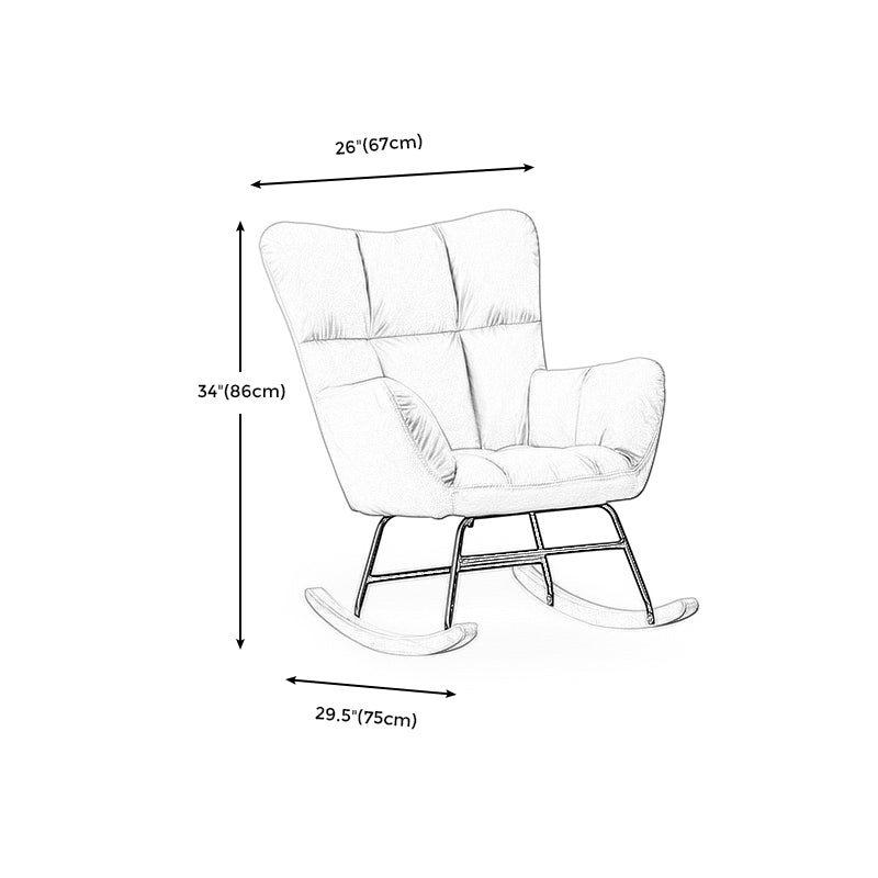 Chaise de linge 26,3 "L x29,5W x 33,8" H Armes incluses Chaise pour le salon