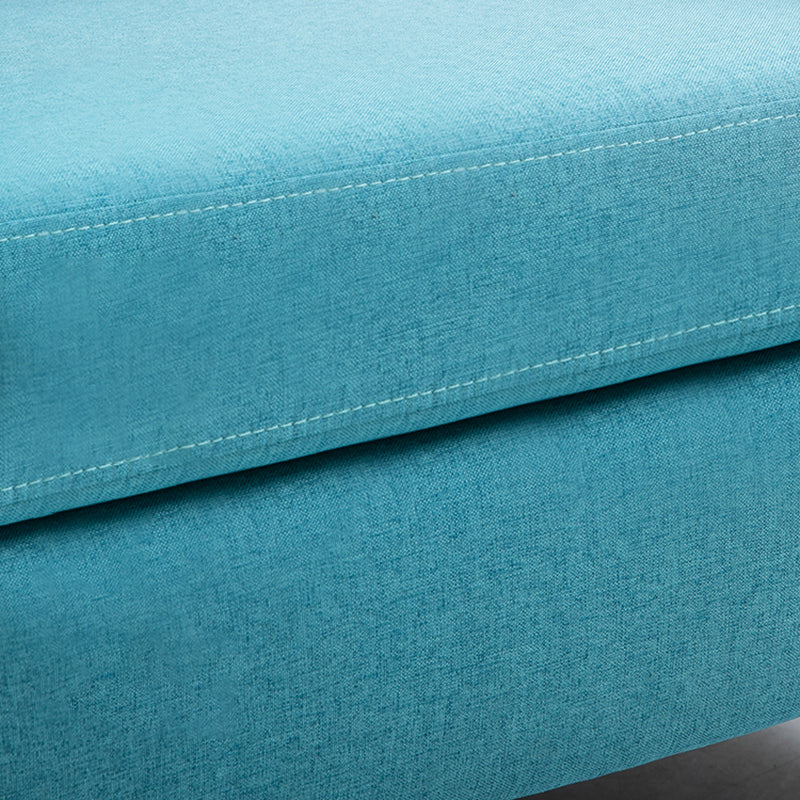 Linen Accent Chair 28.34" L x 28.34" W x 25.59" H Solid Wood Frame Barrel Chair