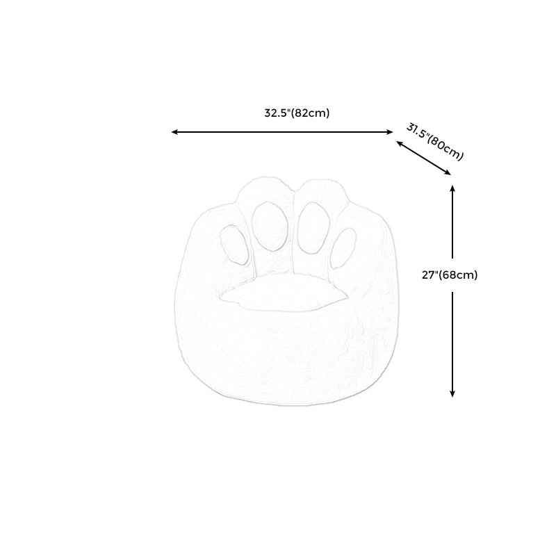 Velvet Barrel Chaise 32.28 "L x 31,49" W x 26,77 "H CHAISE D'ACCINT DE BARLEUR POUR LE SALON