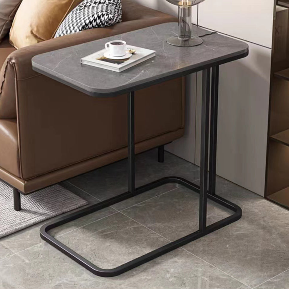 22.8 "hoog houten nachtkastje in grijs / wit / zwarte moderne nachtstandaard